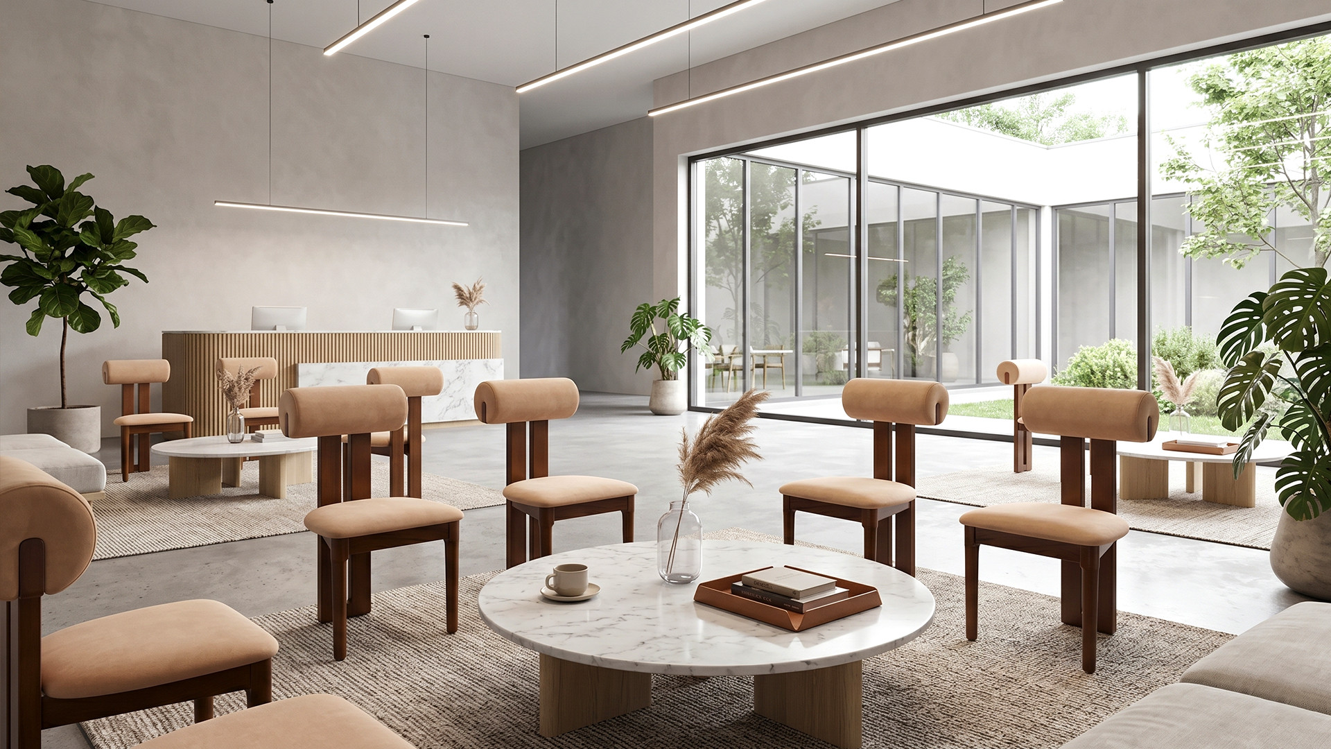 Stylish Elegant Inspired Dining Chair With Velvet Seat And Backrest