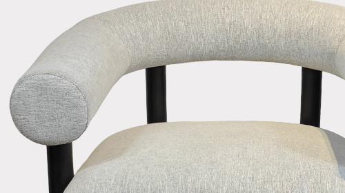 Hotel Linen Fabric Upholstered Chair