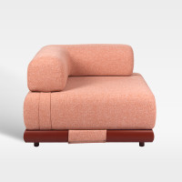 Customizable L-Shaped Modular Sofa Modern Upholstered Couch For Hospitality Spaces