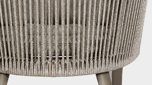 Modern Hospitality Outdoor Woven Rope Armchair