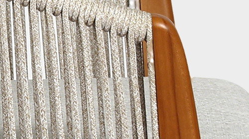 Modern Hospitality Outdoor Woven Rope Armchair