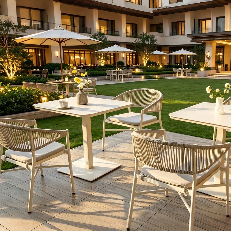 Weather-Resistant Woven Rope Furniture For Hotel And Resort