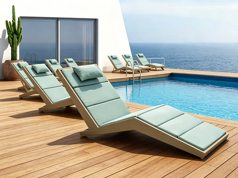 Aluminum Frame Reclining Sun Lounger