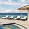 Waterproof Outdoor Padded Cushion Leisure Chaise Chair For Luxury Hotel Resort Beach
