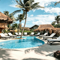 Waterproof Outdoor Padded Cushion Leisure Chaise Chair For Luxury Hotel Resort Beach