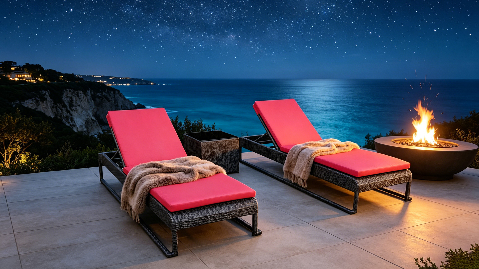Aluminum Frame Woven Chaise Bed