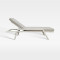 Hotel Poolside Outdoor Relaxation Pe Rattan Chaise Lounge Chair With Adjustable Backrest