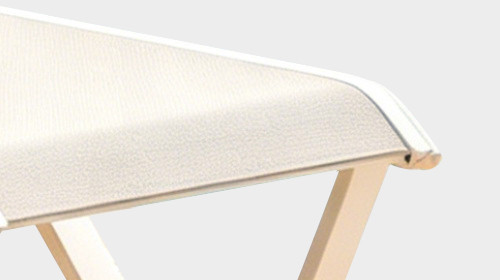 Poolside Aluminum Chaise Lounge Side Table Set