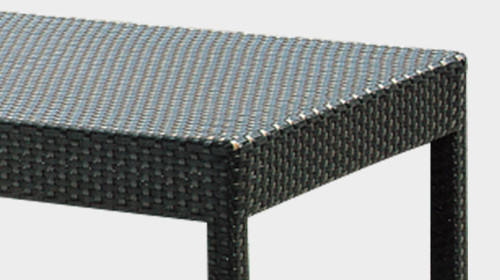 Weather Resistant Synthetic Rattan Recline Chaise Bed