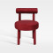 Artistic Full Coverage Upholstered Velvet Chair For Boutique Hotel Lobby Lounge