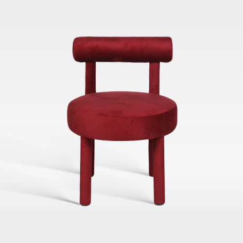 Artistic Full Coverage Upholstered Velvet Chair For Boutique Hotel Lobby Lounge