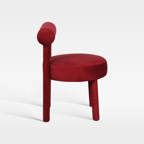 Artistic Full Coverage Upholstered Velvet Chair For Boutique Hotel Lobby Lounge