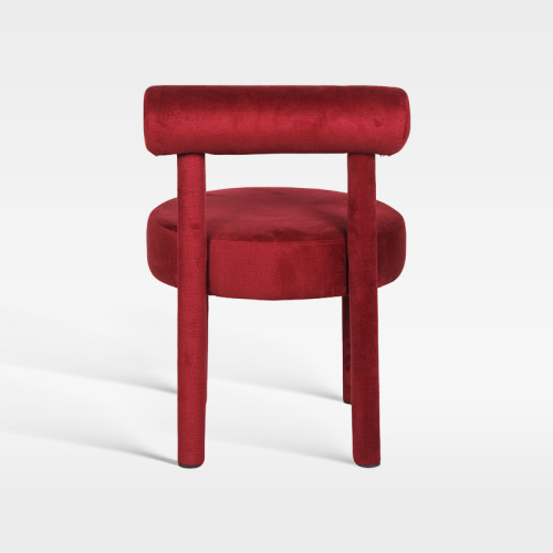 Artistic Full Coverage Upholstered Velvet Chair For Boutique Hotel Lobby Lounge