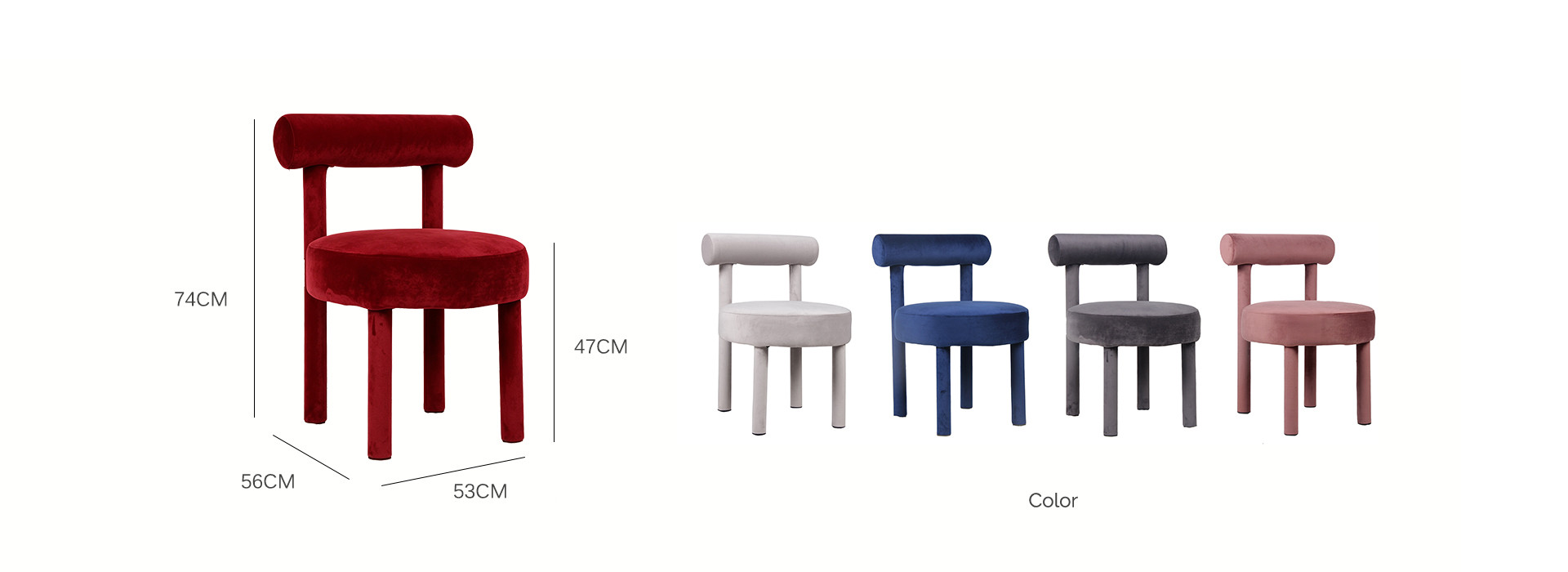Artistic Full Coverage Upholstered Velvet Chair