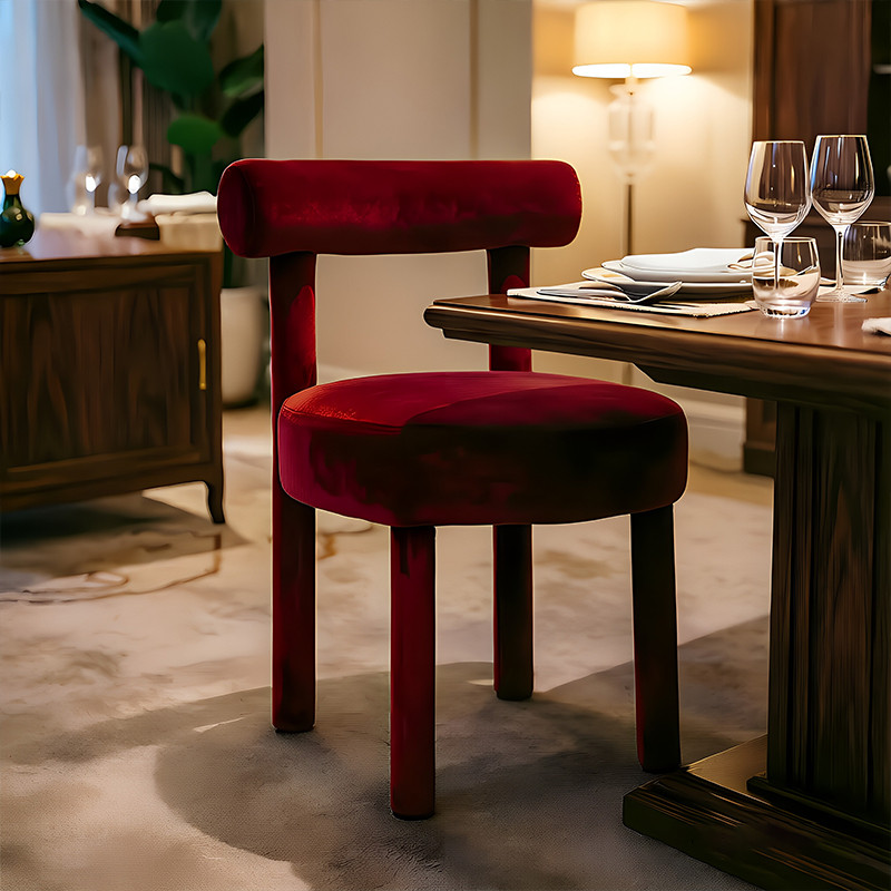 Artistic Full Coverage Upholstered Velvet Chair