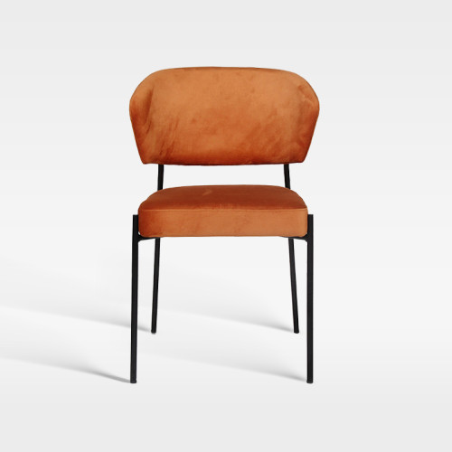 Minimalist Soft Velvet Dining Chair For Hotel Banquet Restaurant