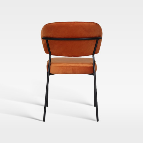 Minimalist Soft Velvet Dining Chair For Hotel Banquet Restaurant