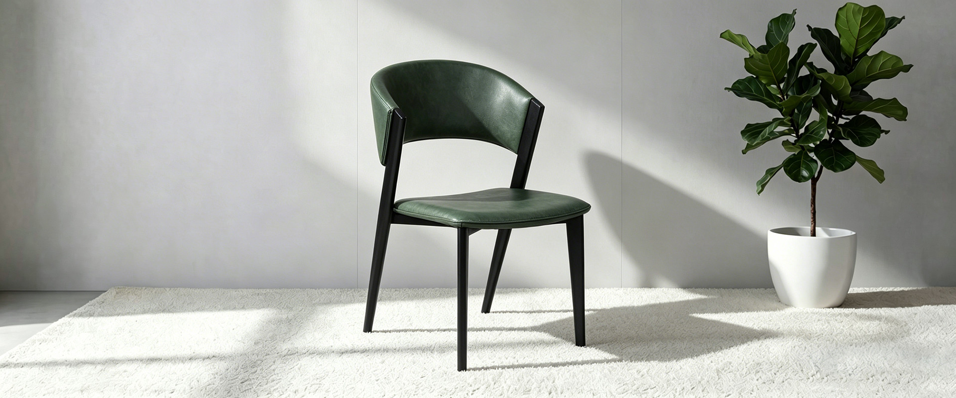 Luxury Soft Pack Curve Back Faux Leather Chair