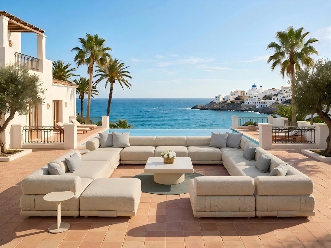 hotel outdoor sofa set