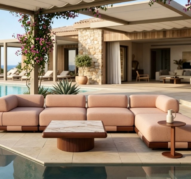 How To Choose Outdoor Sofa Set For Hotel Poolside?