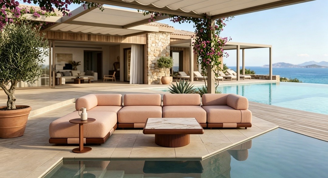 hotel outdoor sofa set