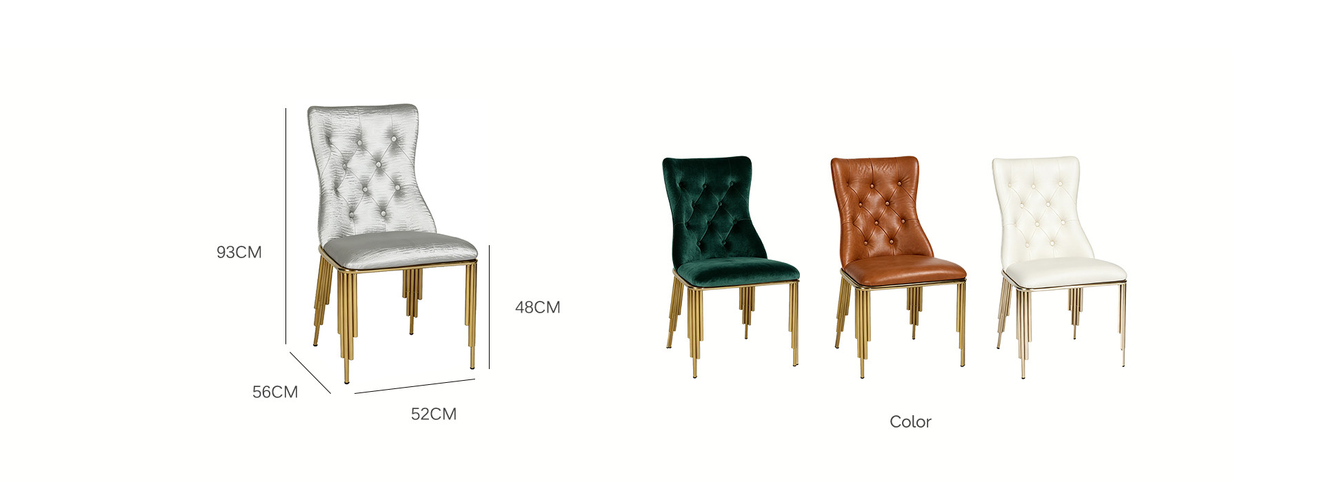Fabric Upholstered Dining Chair Hotel Banquet Furniture