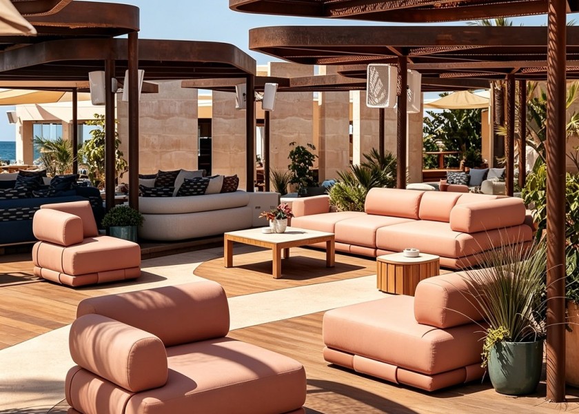 Social Modular Sofa Set Furniture Replacing Traditional Outdoor Leisure Chair