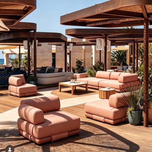 Social Modular Sofa Set Furniture Replacing Traditional Outdoor Leisure Chair