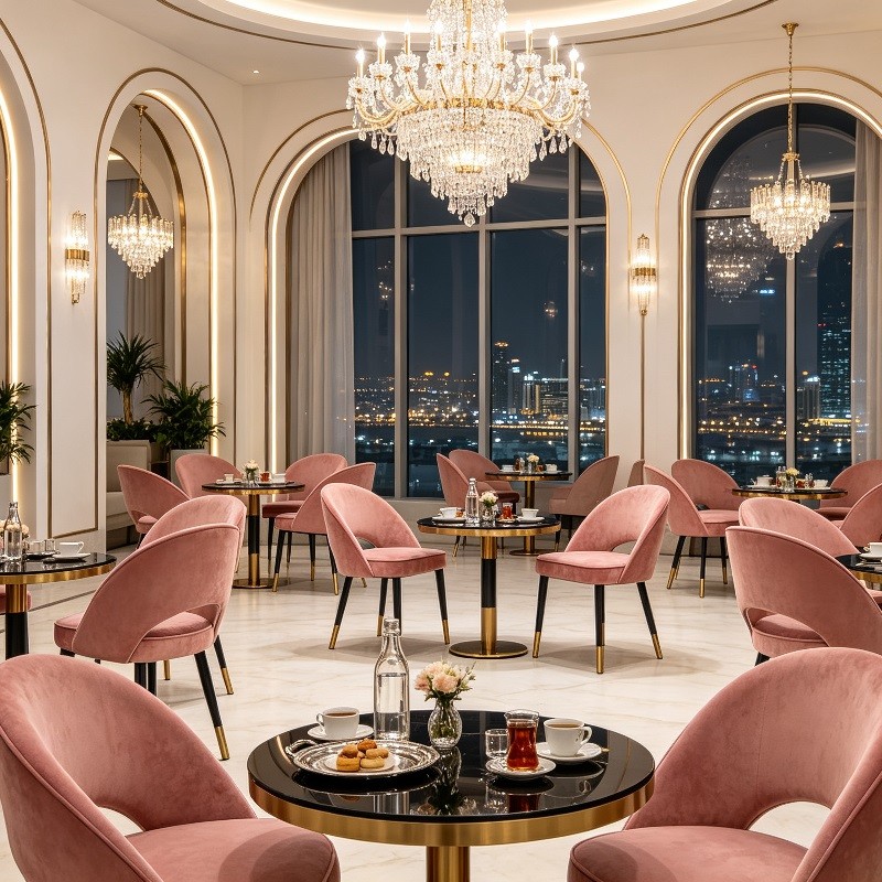 High‑Traffic Commercial Grade Dining Chairs For Luxury Hotel Restaurants