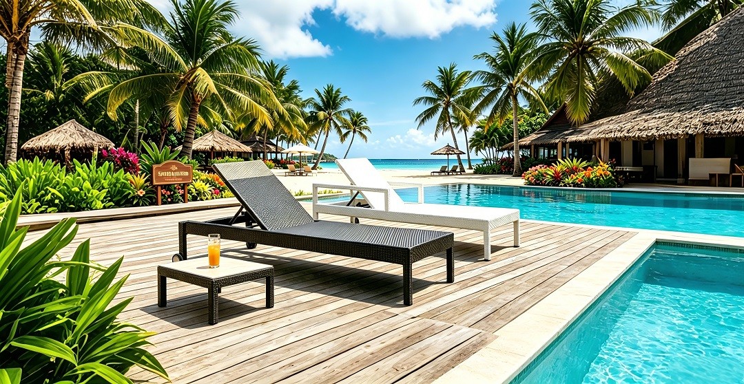 hotel outdoor lounge chair