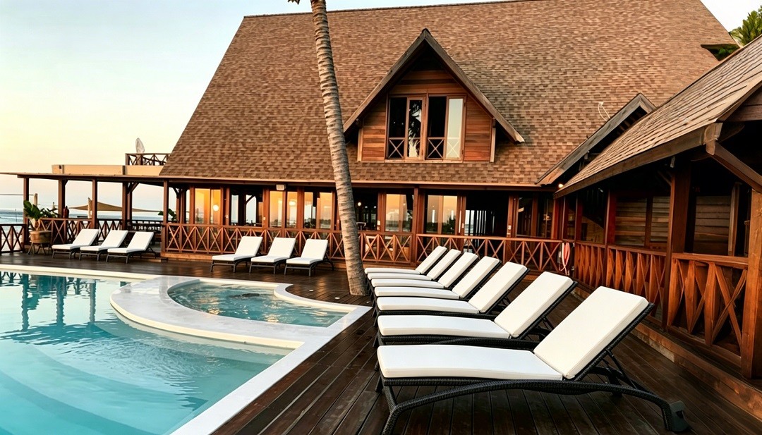 hotel outdoor lounge chair
