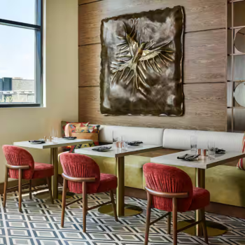 Durable Compact Dining Table With Laminate Top For Hotel Cafe Spaces