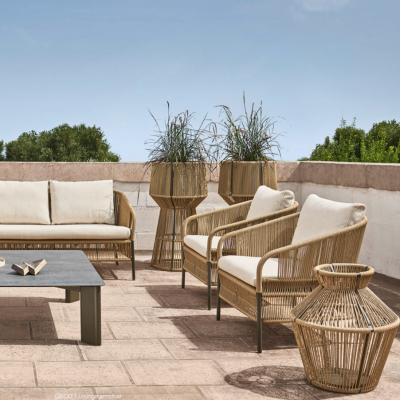 UV-Resistant Woven Outdoor Leisure Chair Perfect For Hotel Lobby And Gardens