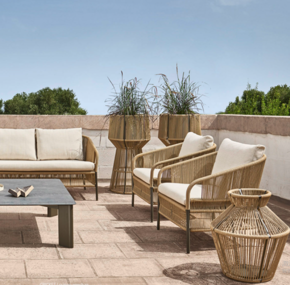 UV-Resistant Woven Outdoor Leisure Chair Perfect For Hotel Lobby And Gardens