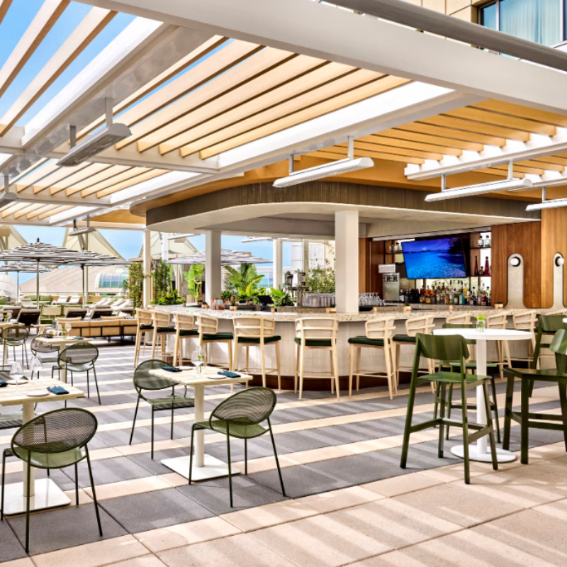 Outdoor Bar Height Table