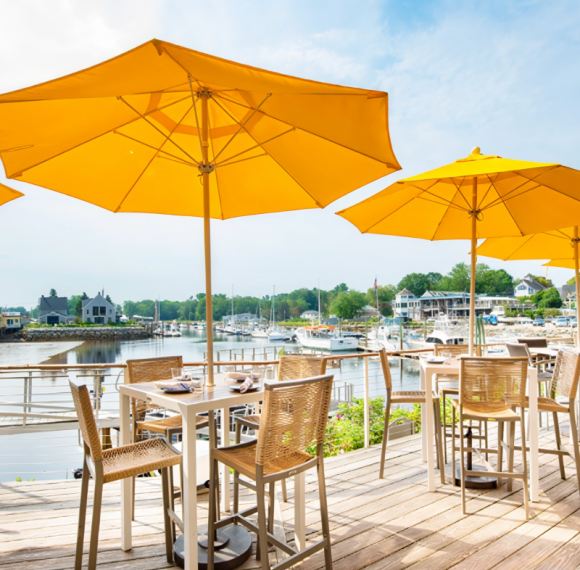 Weatherproof Outdoor Bar Height Table For Hotel And Resort