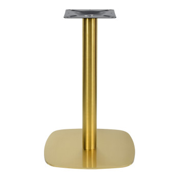 Customized stainless steel table legs -Gold Stainless Steel Table base for  Restaurant/Cafe