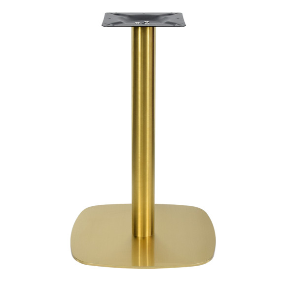 Customized stainless steel table legs -Gold Stainless Steel Table base for Restaurant/Cafe