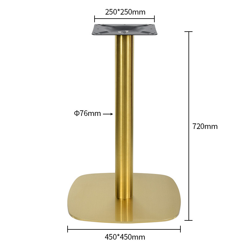 Stainless Steel Table Leg Dimensions