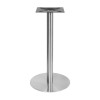 Stainless Steel Table Base - Heavy-Duty Round Pedestal for Dining/Bar Tables (Easy Installation)