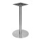 Stainless Steel Table Base - Heavy-Duty Round Pedestal for Dining/Bar Tables (Easy Installation)