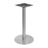 Stainless Steel Table Base - Heavy-Duty Round Pedestal for Dining/Bar Tables (Easy Installation)