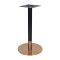 Stainless Steel Round Table Base -Brushed Rose Gold  Pedestal for Dining & Cafe
