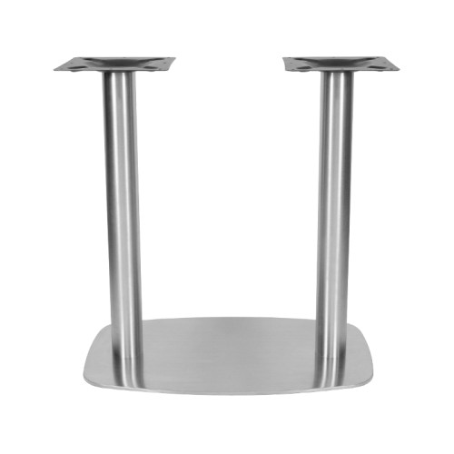 Custom Stainless Steel Table Base | Heavy Duty Commercial Pedestal for Large Dining Tables