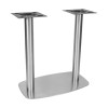 Custom Stainless Steel Table Base | Heavy Duty Commercial Pedestal for Large Dining Tables