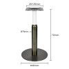 Heavy-Duty Stainless Steel Table Legs for Restaurants | Modern Dining Table Legs