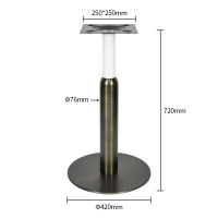 Heavy-Duty Stainless Steel Table Bases for Restaurants | Modern Dining Table Legs