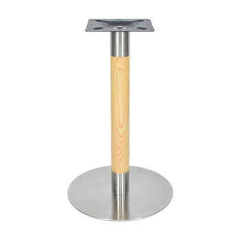 Commercial Grade Round Table Legs | Restaurant Stainless Steel Table Legs