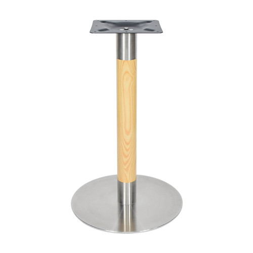 Commercial Grade Round Table Legs | Restaurant Stainless Steel Table Legs