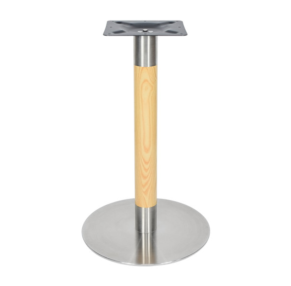 Commercial Grade Round Table Legs | Restaurant Stainless Steel Table Legs